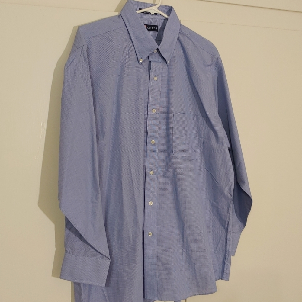 Men's Long Sleeve CHAPS Dress Shirt (Classic fit) 17 32/33